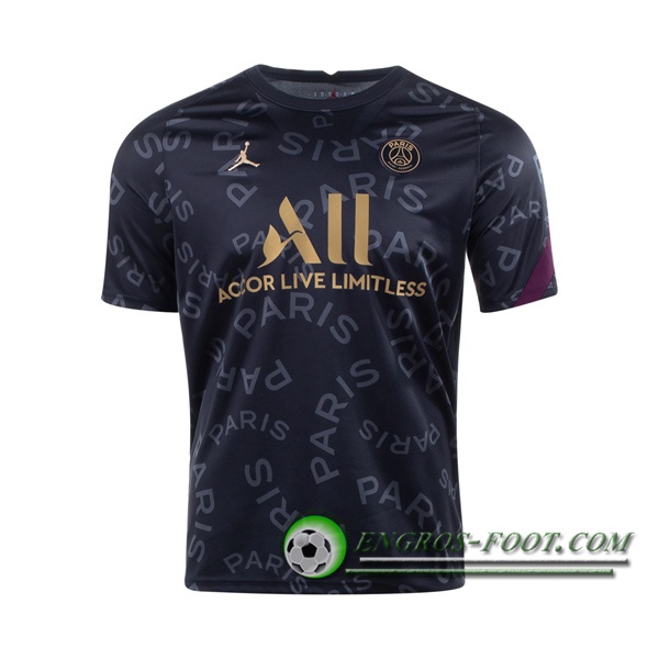 Training T-Shirts Paris PSG Noir 2020/2021