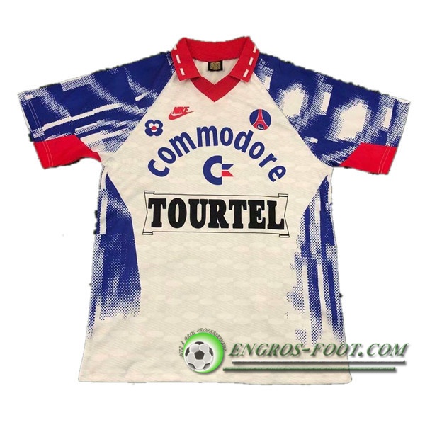 Engros-foot: Jeu Maillot de Foot PSG Retro Exterieur 1992/1993