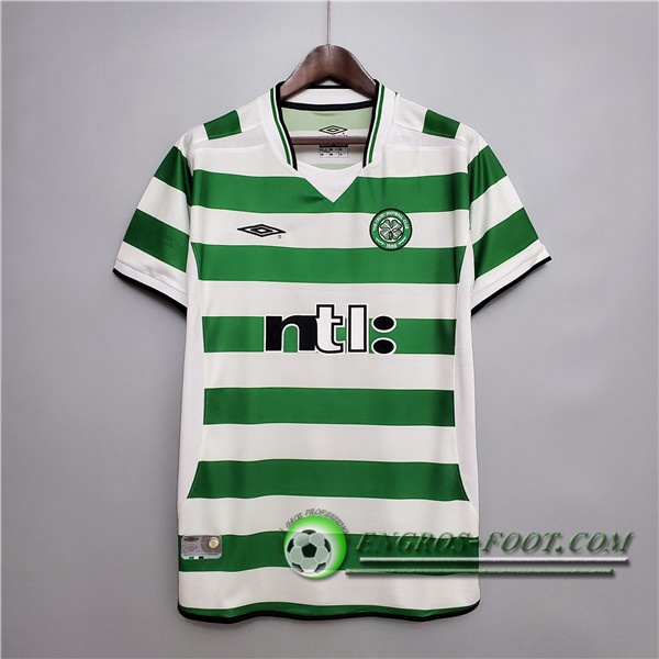 Engros-foot: Jeu Maillot de Foot Celtic FC Retro Domicile 2001/2003