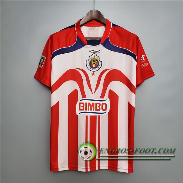 Engros-foot: Jeu Maillot de Foot CD Guadalajara Retro Domicile 2006/2007