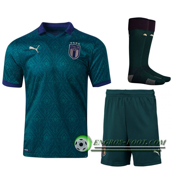 Engros-foot: Jeu Ensemble Maillot Foot Italie Third (Short+Chaussettes) 2020/2021 Thailande