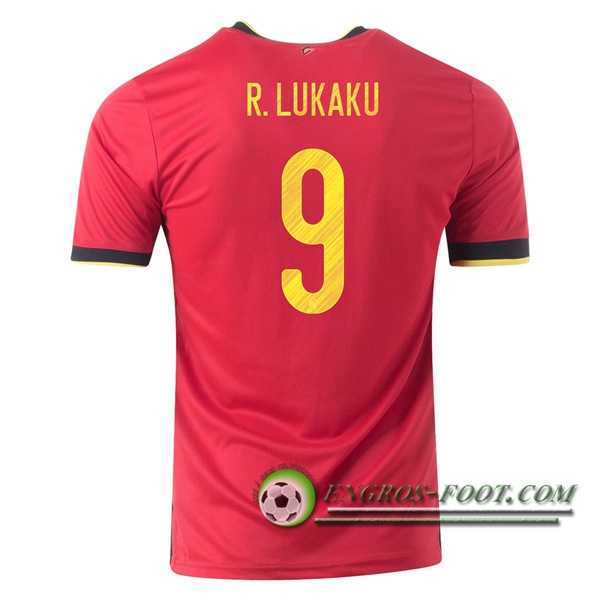 Engros-foot: Jeu Maillot Equipe Foot Belgique (R.Lukaku 9) Domicile 2020/2021 Thailande