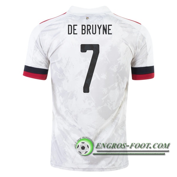 Engros-foot: Jeu Maillot Equipe Foot Belgique (DE bruyne 7) Exterieur 2020/2021 Thailande