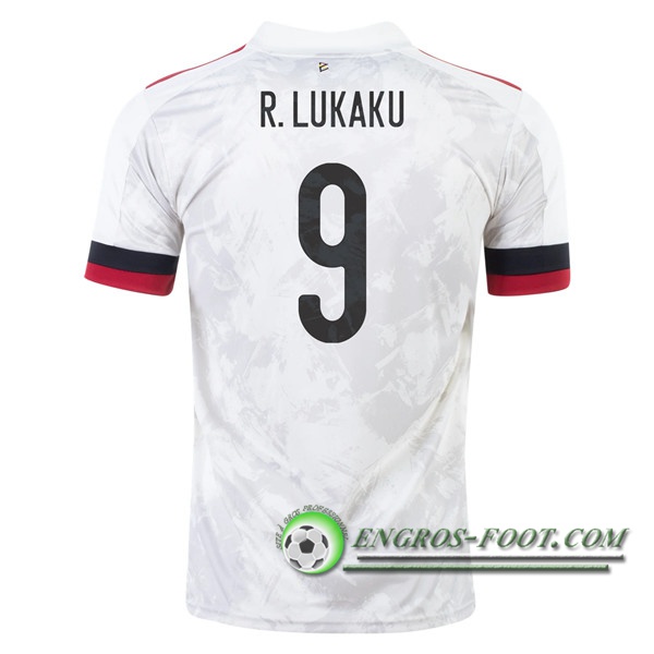 Engros-foot: Jeu Maillot Equipe Foot Belgique (R.Lukaku 9) Exterieur 2020/2021 Thailande