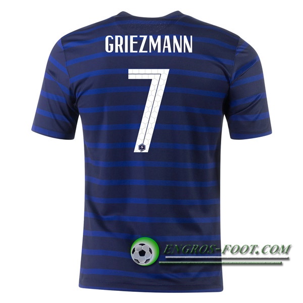 Engros-foot: Jeu Maillot Equipe Foot France (Griezmann 7) Domicile 2020/2021 Thailande