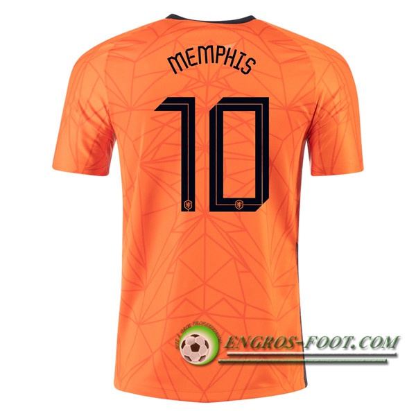 Engros-foot: Jeu Maillot Equipe Foot Pays-Bas (MEMPHIS 10) Domicile 2020/2021 Thailande