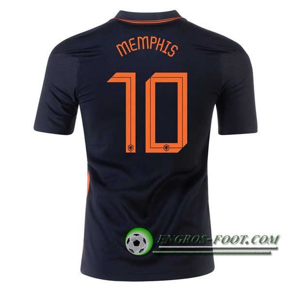 Engros-foot: Jeu Maillot Equipe Foot Pays-Bas (MEMPHIS 10) Exterieur 2020/2021 Thailande