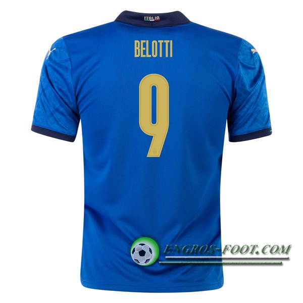 Engros-foot: Jeu Maillot Equipe Foot Italie (BELOTTI 9) Domicile 2020/2021 Thailande