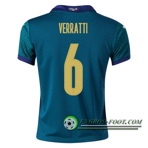 Engros-foot: Jeu Maillot Equipe Foot Italie (VERRATTI 6) Third 2020/2021 Thailande