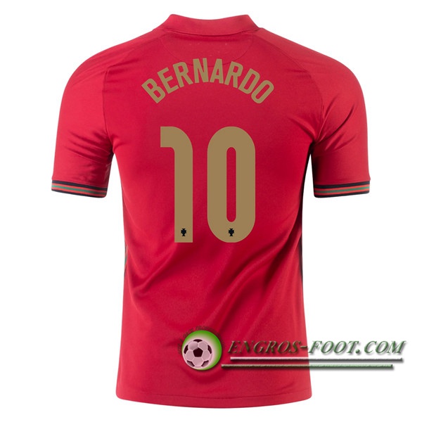 Engros-foot: Jeu Maillot Equipe Foot Portugal (BERNARDO 10) Domicile 2020/2021 Thailande