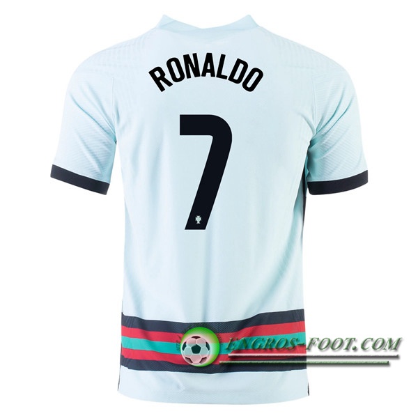 Engros-foot: Jeu Maillot Equipe Foot Portugal (RONALDO 7) Exterieur 2020/2021 Thailande