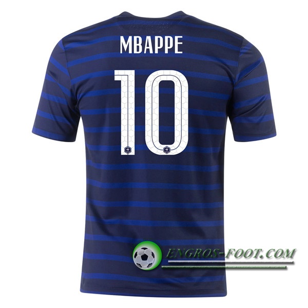 Engros-foot: Jeu Maillot Equipe Foot France (Mbappe 10) Domicile 2020/2021 Thailande