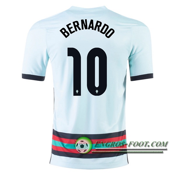 Engros-foot: Jeu Maillot Equipe Foot Portugal (BERNARDO 10) Exterieur 2020/2021 Thailande