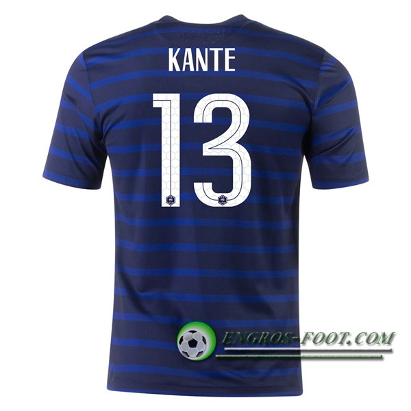 Engros-foot: Jeu Maillot Equipe Foot France (Kante 13) Domicile 2020/2021 Thailande