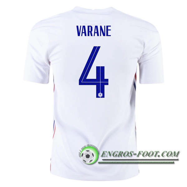 Engros-foot: Jeu Maillot Equipe Foot France (Varane 4) Exterieur 2020/2021 Thailande