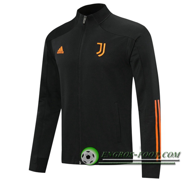 Nouveaux Veste Foot Juventus Noir 2020/2021