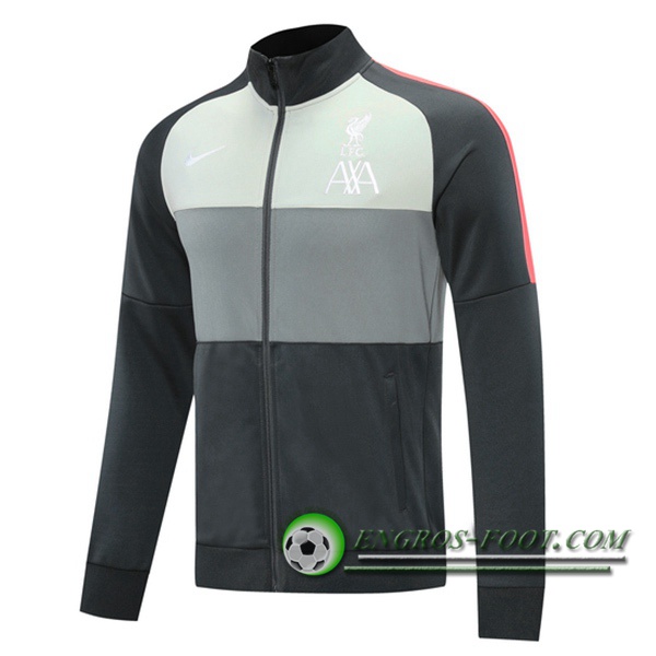 Nouveaux Veste Foot FC Liverpool Gris 2020/2021