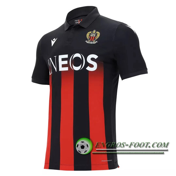 Engros-foot: Jeu Maillot de Foot OGC Nice Domicile 2020/2021 Thailande