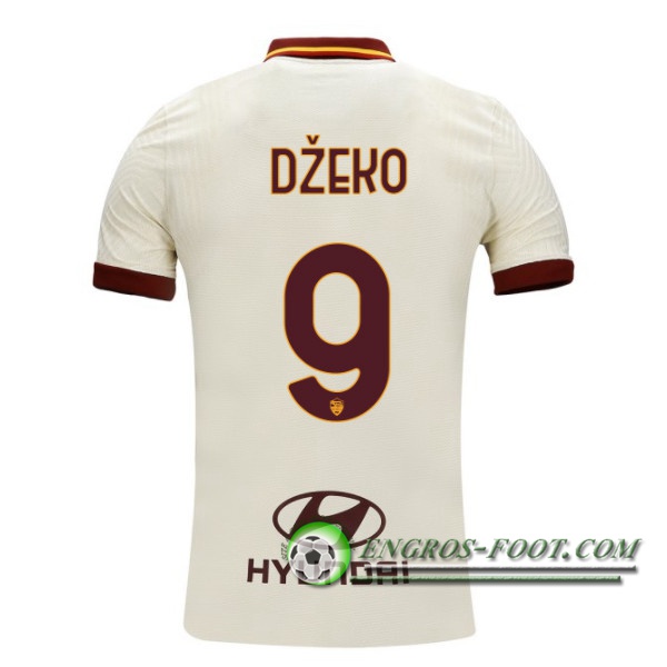 Engros-foot: Jeu Maillot de Foot AS Roma (DZEKO 9) Exterieur 2020/2021 Thailande