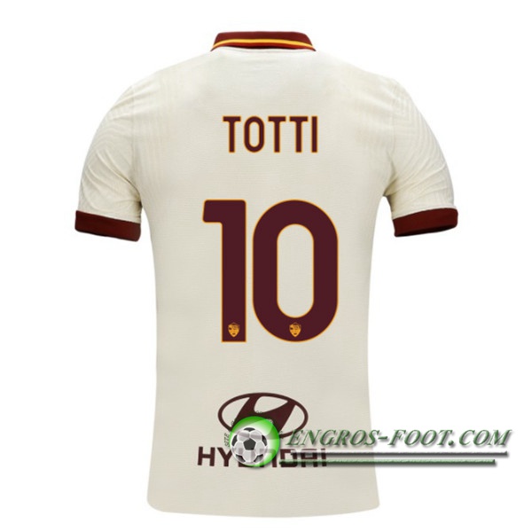 Engros-foot: Jeu Maillot de Foot AS Roma (TOTTI 10) Exterieur 2020/2021 Thailande