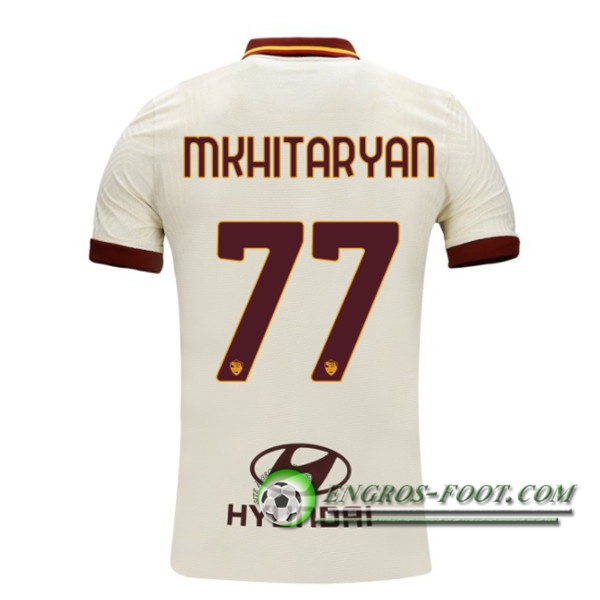 Engros-foot: Jeu Maillot de Foot AS Roma (MKHITARYAN 77) Exterieur 2020/2021 Thailande