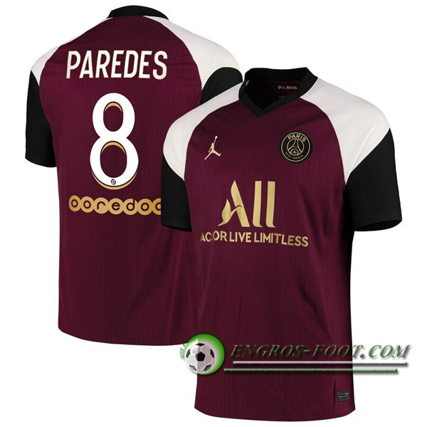 Engros-foot: Jeu Maillot de Foot PSG (Paredes 8) Third 2020/2021 Thailande