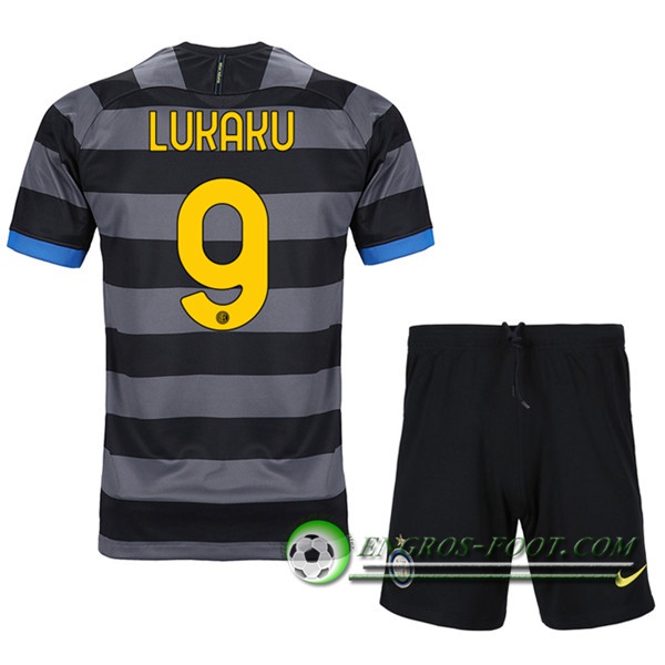 Engros-foot: Jeu Maillot de Foot Inter Milan (LUKAKU 9) Enfants Third 2020/2021 Thailande