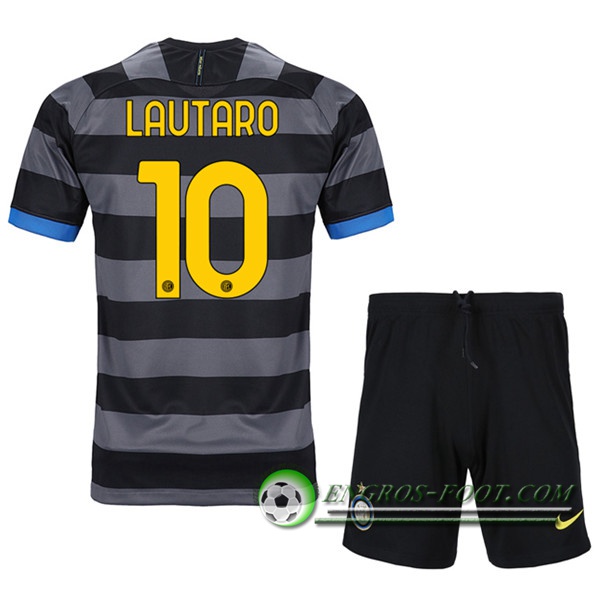 Engros-foot: Jeu Maillot de Foot Inter Milan (LAUTARO 10) Enfants Third 2020/2021 Thailande