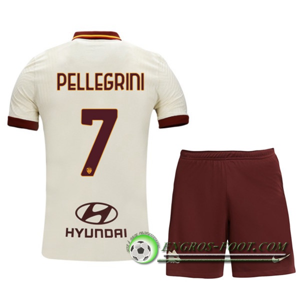 Engros-foot: Jeu Maillot de Foot AS Roma (PELLEGRINI 7) Enfants Exterieur 2020/2021 Thailande