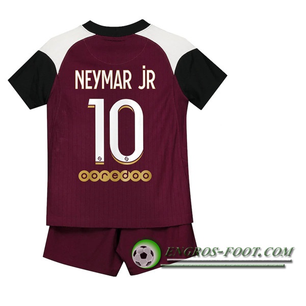 Engros-foot: Jeu Maillot de Foot PSG (Neymar Jr 10) Enfants Third 2020/2021 Thailande