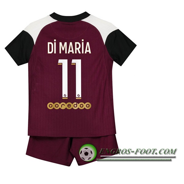 Engros-foot: Jeu Maillot de Foot PSG (Di Maria 11) Enfants Third 2020/2021 Thailande