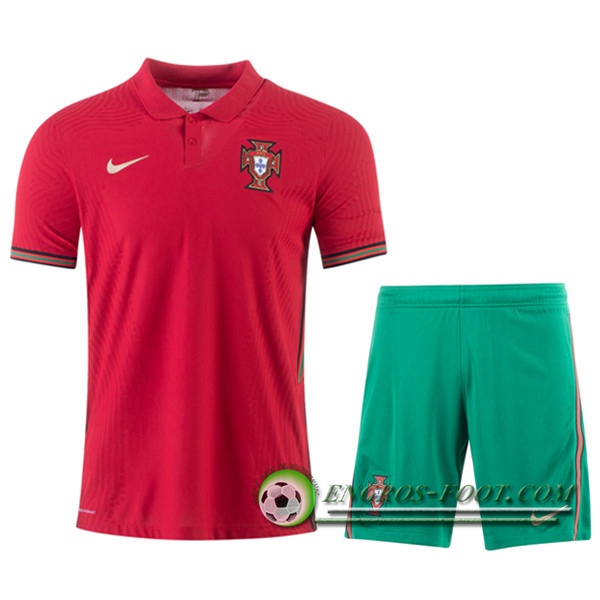 Engros-foot: Jeu Nouveaux Maillot Equipe Portugal Enfant Domicile UEFA Euro 2020 Thailande