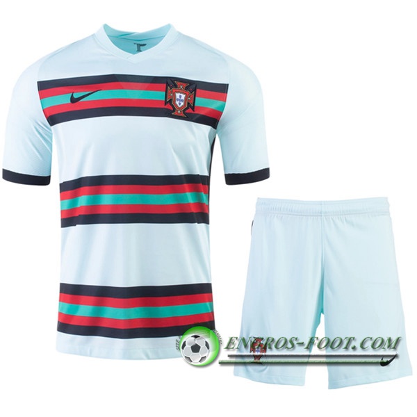 Engros-foot: Jeu Nouveaux Maillot Equipe Portugal Enfant Exterieur UEFA Euro 2020 Thailande