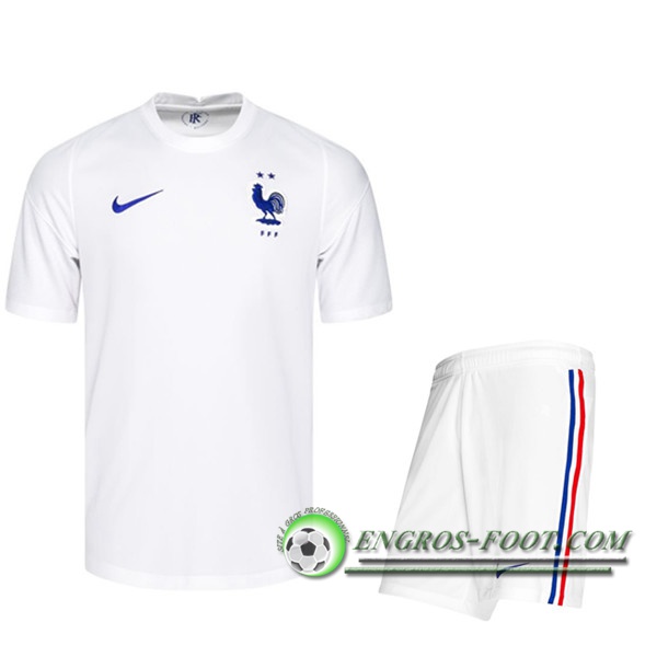 Engros-foot: Jeu Nouveaux Maillot Equipe France Enfant Exterieur UEFA Euro 2020 Thailande