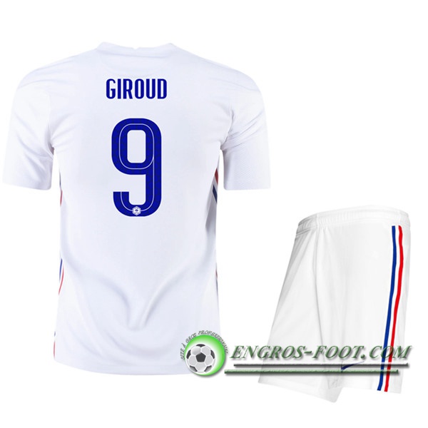 Engros-foot: Jeu Maillot UEFA Euro 2020 France (Giroud 9) Enfant Exterieur Thailande