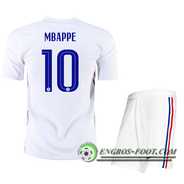 Engros-foot: Jeu Maillot UEFA Euro 2020 France (Mbappe 10) Enfant Exterieur Thailande