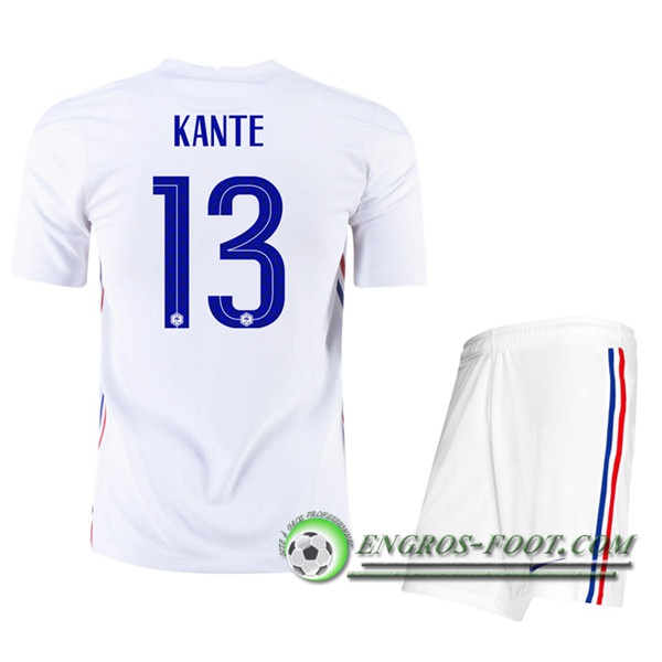 Engros-foot: Jeu Maillot UEFA Euro 2020 France (Kante 13) Enfant Exterieur Thailande