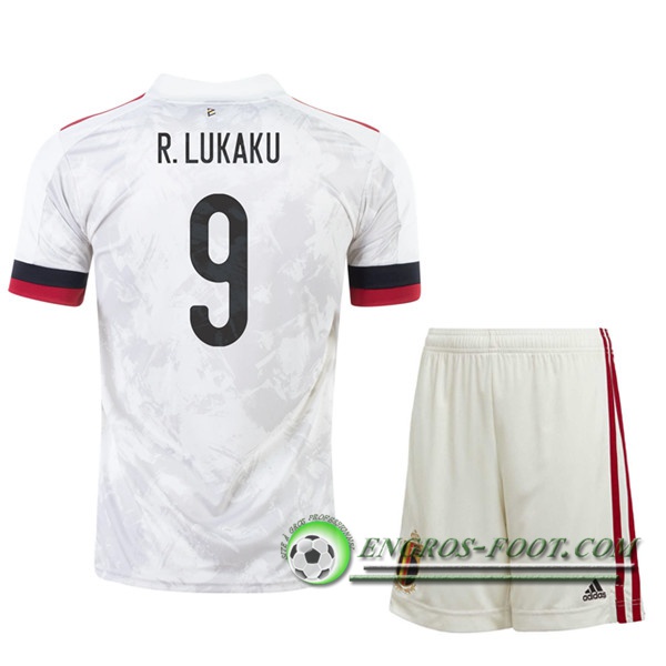 Engros-foot: Jeu Maillot UEFA Euro 2020 Belgique (R.Lukaku 9) Enfant Exterieur Thailande