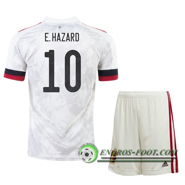 Engros-foot: Jeu Maillot UEFA Euro 2020 Belgique (E.Hazaro 10) Enfant Exterieur Thailande