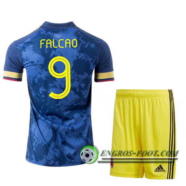 Engros-foot: Jeu Maillot UEFA Euro 2020 Colombie (FALCAO 9) Enfant Exterieur Thailande