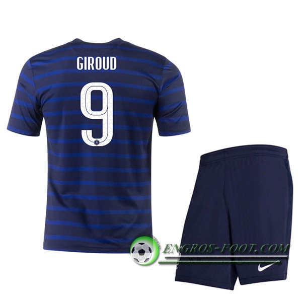 Engros-foot: Jeu Maillot UEFA Euro 2020 France (Giroud 9) Enfant Domicile Thailande