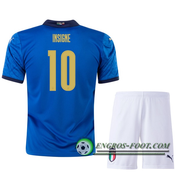 Engros-foot: Jeu Maillot UEFA Euro 2020 Italie (INSIGNE 10) Enfant Domicile Thailande