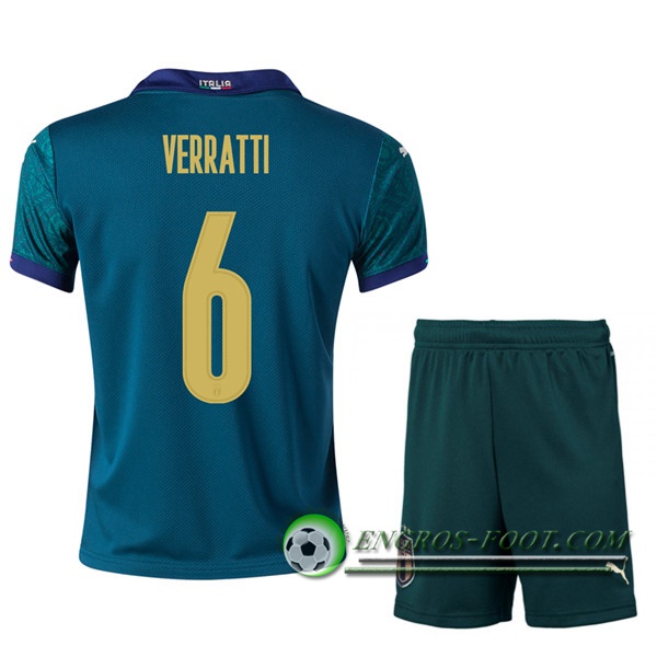 Engros-foot: Jeu Maillot UEFA Euro 2020 Italie (VERRATTI 6) Enfant Third Thailande