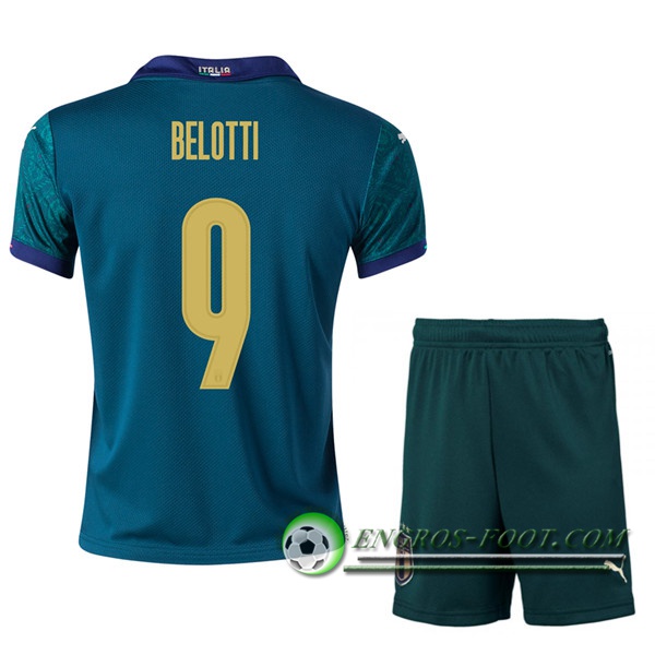 Engros-foot: Jeu Maillot UEFA Euro 2020 Italie (BELOTTI 9) Enfant Third Thailande