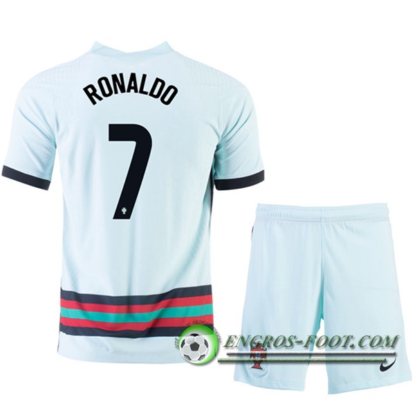 Engros-foot: Jeu Maillot UEFA Euro 2020 Portugal (RONALDO 7) Enfant Exterieur Thailande