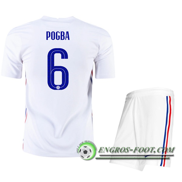 Engros-foot: Jeu Maillot UEFA Euro 2020 France (Pogba 6) Enfant Exterieur Thailande