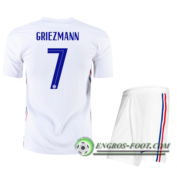 Engros-foot: Jeu Maillot UEFA Euro 2020 France (Griezmann 7) Enfant Exterieur Thailande