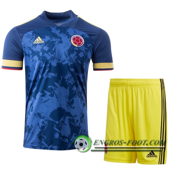 Engros-foot: Jeu Ensemble Maillot Foot Colombie Exterieur + Short 2020/2021 Thailande