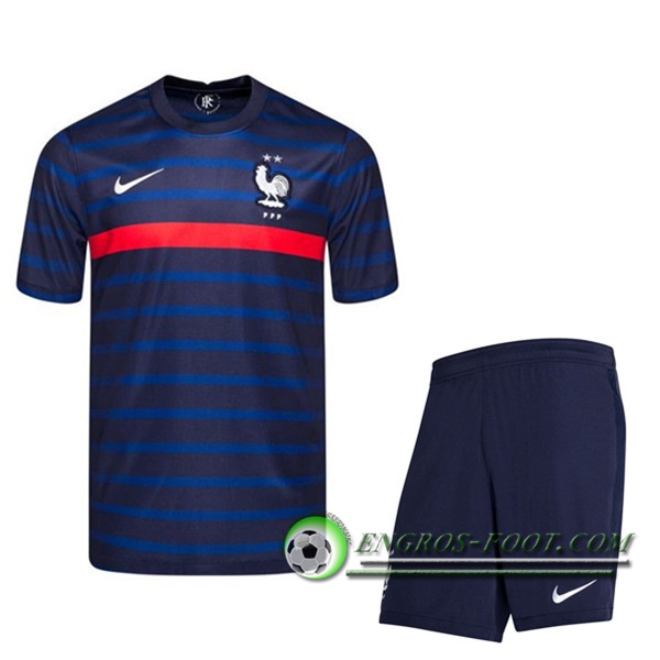 Engros-foot: Jeu Ensemble Maillot Foot France Domicile + Short 2020/2021 Thailande