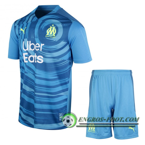 Engros-foot: Jeu Ensemble Maillot Foot Marseille OM Third + Short 2020/2021 Thailande